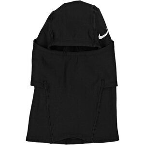 Nike Pro Hyperwarm Hood Movable Design Fleece Winter Face Cover Black Zipper